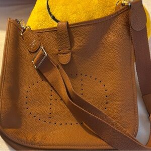 Brown Leather Shoulder Bag